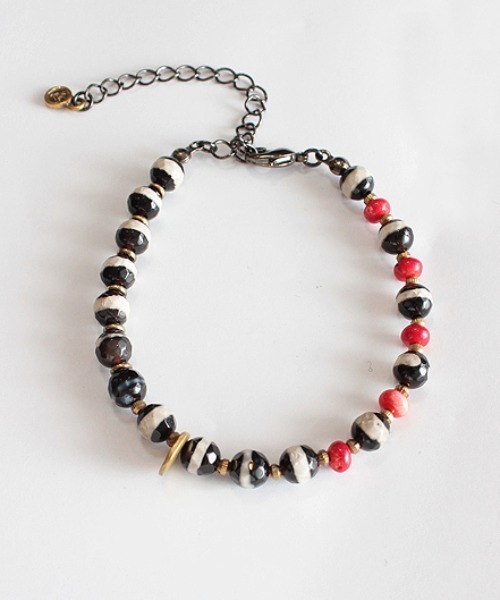 VIVIFY(ビビファイ)の「ブレスレット/バイカラークオーツ/コーラル/ブラス(ブレスレット・メンズ・その他・FREE)」の5枚目の写真