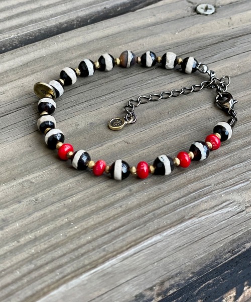 VIVIFY(ビビファイ)の「ブレスレット/バイカラークオーツ/コーラル/ブラス(ブレスレット・メンズ・その他・FREE)」の6枚目の写真