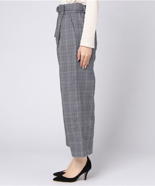 Honeys（ハニーズ）の「ベルト付ワイドパンツ（その他パンツ・レディース・グレー系その他/レッド系その他・L/M/S）」の8枚目の写真