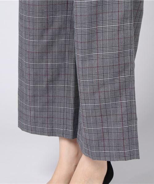 Honeys（ハニーズ）の「ベルト付ワイドパンツ（その他パンツ・レディース・グレー系その他/レッド系その他・L/M/S）」の9枚目の写真