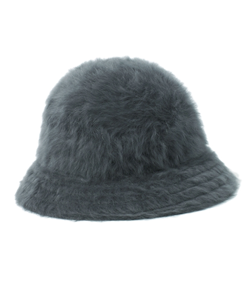 styles（スタイルス）の「Japan Exclusive -日本限定- KANGOL カンゴール <SMU FUGGORA CASUAL>（ハット・メンズ・ブラック/グレー・MEDIUM/LARGE）」の4枚目の写真