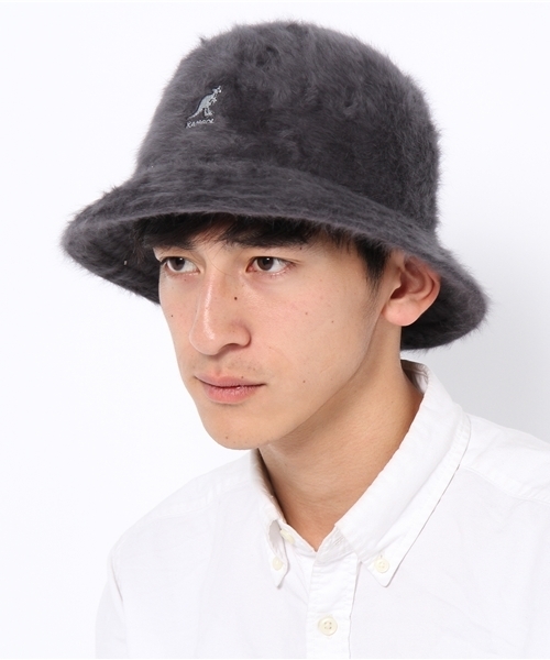 styles（スタイルス）の「Japan Exclusive -日本限定- KANGOL カンゴール <SMU FUGGORA CASUAL>（ハット・メンズ・ブラック/グレー・MEDIUM/LARGE）」の7枚目の写真