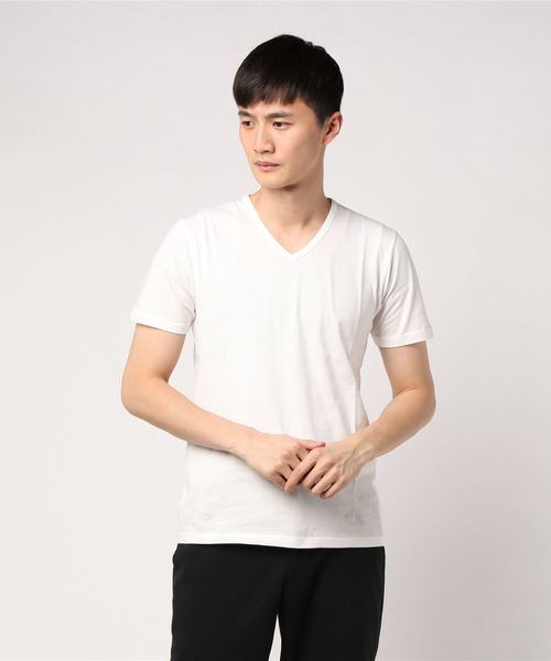 garsonwave(ギャルソンウェーブ)の「日本製半袖カットソー(GW)(Tシャツ/カットソー・メンズ・ホワイト/ブラック/レッド/ライトグレー/ネイビー/ブルー/チャコール/ワイン/カーキ/サックスブルー/スモークピンク・S/M/L/LL)」の19枚目の写真