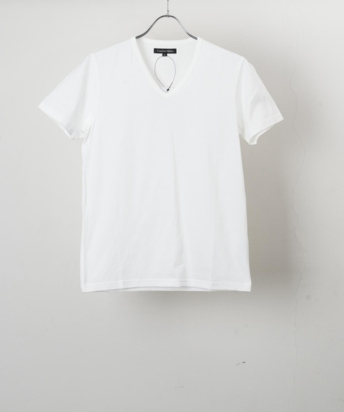 garsonwave(ギャルソンウェーブ)の「日本製半袖カットソー(GW)(Tシャツ/カットソー・メンズ・ホワイト/ブラック/レッド/ライトグレー/ネイビー/ブルー/チャコール/ワイン/カーキ/サックスブルー/スモークピンク・S/M/L/LL)」の2枚目の写真