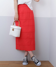 N.（N. Natural Beauty Basic） | コットンレースタイトミモレスカート(スカート)