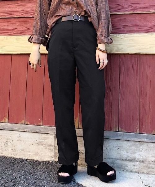 PAGEBOY（ページボーイ）の「ＴＲスラックス（スラックス・レディース・チャコールグレー/ブラック/ベージュ・SMALL/MEDIUM）」の2枚目の写真