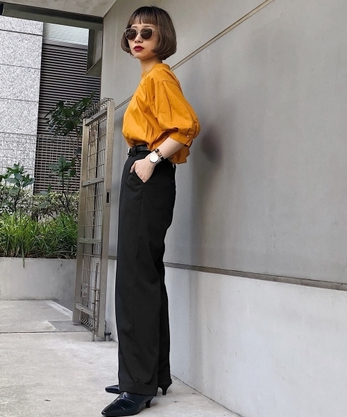 PAGEBOY（ページボーイ）の「ＴＲスラックス（スラックス・レディース・チャコールグレー/ブラック/ベージュ・SMALL/MEDIUM）」の15枚目の写真