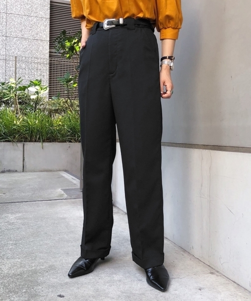 PAGEBOY（ページボーイ）の「ＴＲスラックス（スラックス・レディース・チャコールグレー/ブラック/ベージュ・SMALL/MEDIUM）」の18枚目の写真