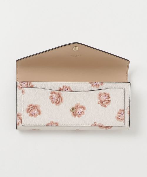 COACH（コーチ）の「【コーチ】ソフト ウォレット ウィズ ローズ