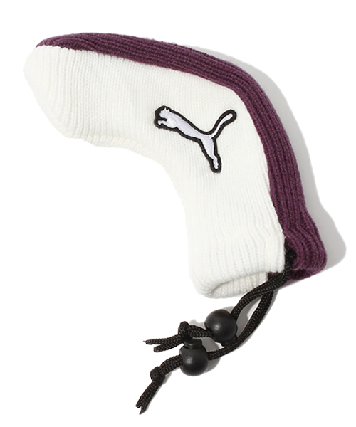 PUMA(プーマ)の「ニット パターカバー - PUMA GOLF(スポーツグッズ・メンズ・ブラック/レッド/バイオレット/グリーン/ピンク・フリー)」の1枚目の写真