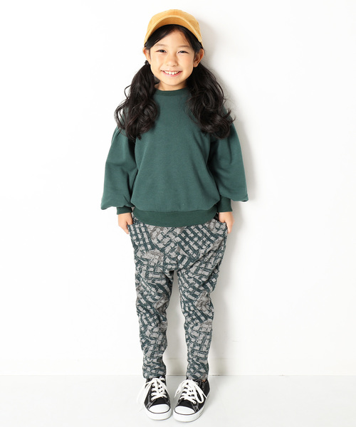 devirock（デビロック）の「まるで着る毛布 裏シャギーサルエルパンツ 裏起毛（その他パンツ・キッズ・ブラック/カーキ/カモフラージュ/モカ/ブラック系その他/グレー系その他/ブルー系その他/パープル系その他/ヘザーチャコール/スモークピンク/ブラック系その他2/ブラック系その他3/グレー系その他2/グレー系その他3・110cm/100cm/120cm/130cm/140cm/150cm/160cm）」の19枚目の写真