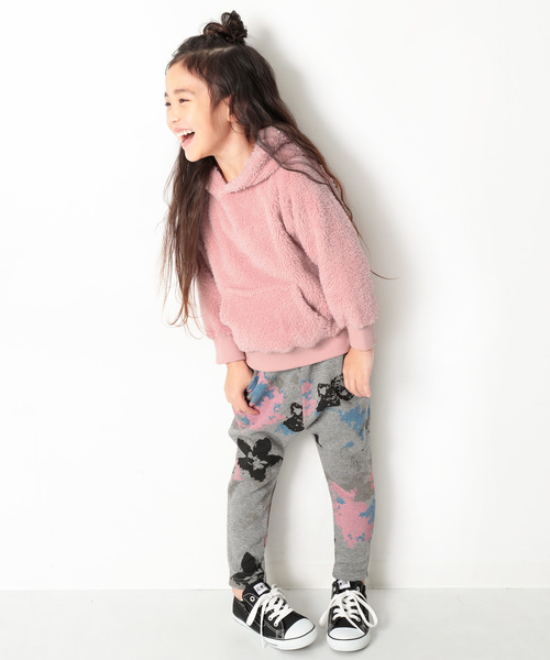 devirock（デビロック）の「まるで着る毛布 裏シャギーサルエルパンツ 裏起毛（その他パンツ・キッズ・ブラック/カーキ/カモフラージュ/モカ/ブラック系その他/グレー系その他/ブルー系その他/パープル系その他/ヘザーチャコール/スモークピンク/ブラック系その他2/ブラック系その他3/グレー系その他2/グレー系その他3・110cm/100cm/120cm/130cm/140cm/150cm/160cm）」の21枚目の写真