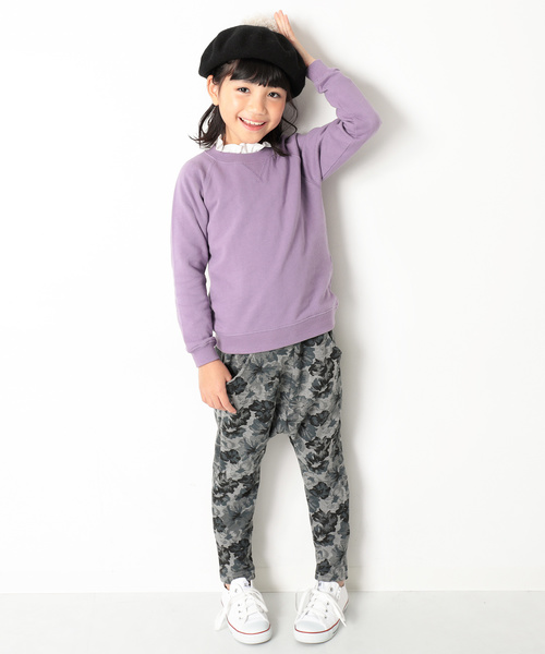 devirock（デビロック）の「まるで着る毛布 裏シャギーサルエルパンツ 裏起毛（その他パンツ・キッズ・ブラック/カーキ/カモフラージュ/モカ/ブラック系その他/グレー系その他/ブルー系その他/パープル系その他/ヘザーチャコール/スモークピンク/ブラック系その他2/ブラック系その他3/グレー系その他2/グレー系その他3・110cm/100cm/120cm/130cm/140cm/150cm/160cm）」の22枚目の写真