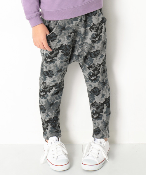 devirock（デビロック）の「まるで着る毛布 裏シャギーサルエルパンツ 裏起毛（その他パンツ・キッズ・ブラック/カーキ/カモフラージュ/モカ/ブラック系その他/グレー系その他/ブルー系その他/パープル系その他/ヘザーチャコール/スモークピンク/ブラック系その他2/ブラック系その他3/グレー系その他2/グレー系その他3・110cm/100cm/120cm/130cm/140cm/150cm/160cm）」の8枚目の写真