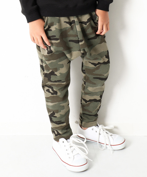 devirock（デビロック）の「まるで着る毛布 裏シャギーサルエルパンツ 裏起毛（その他パンツ・キッズ・ブラック/カーキ/カモフラージュ/モカ/ブラック系その他/グレー系その他/ブルー系その他/パープル系その他/ヘザーチャコール/スモークピンク/ブラック系その他2/ブラック系その他3/グレー系その他2/グレー系その他3・110cm/100cm/120cm/130cm/140cm/150cm/160cm）」の14枚目の写真