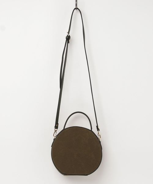 flower（フラワー）の「サークルショルダーバッグ（ショルダーバッグ・レディース・ベージュ/カーキ・FREE）」の3枚目の写真