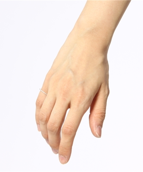 agete（アガット）の「K10ピンキーリング（10133111045）（リング・レディース・ゴールド系その他・#1/#3/#5）」の2枚目の写真