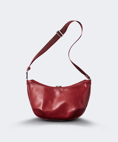 aniary（アニアリ）の「ショルダーバッグ（アンティークレザー）（ショルダーバッグ・メンズ・ブラック/ダークブラウン/ダークブルー/キャメル/マルーン/ライトグレー/ブルー系その他/ダークオレンジ/ブラック×グレー/レッド系その他/ホワイト系その他/ダークネイビー・FREE）」の11枚目の写真