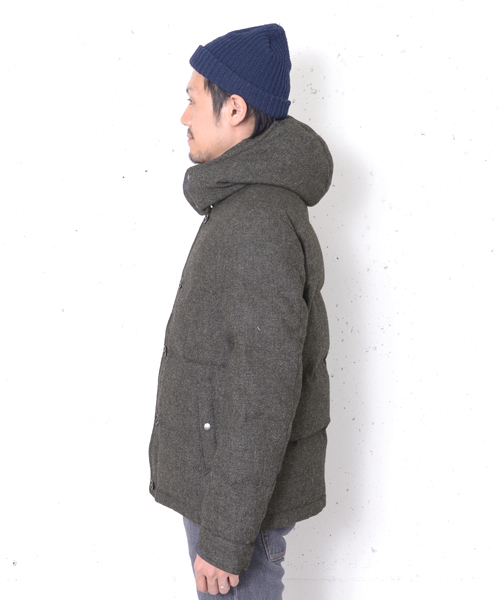 URBAN RESEARCH DOORS MENS(アーバンリサーチ ドアーズ メンズ)の「DOORS フラノダウンブルゾン(ダウンジャケット/コート・メンズ・チャコールグレー/グレー系その他/ネイビー/ハウンドトゥース・38/40/42)」の5枚目の写真