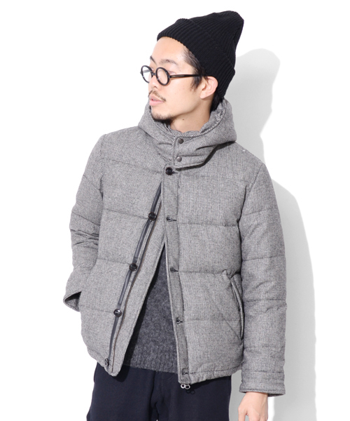 URBAN RESEARCH DOORS MENS(アーバンリサーチ ドアーズ メンズ)の「DOORS フラノダウンブルゾン(ダウンジャケット/コート・メンズ・チャコールグレー/グレー系その他/ネイビー/ハウンドトゥース・38/40/42)」の21枚目の写真