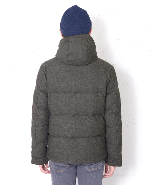 URBAN RESEARCH DOORS MENS(アーバンリサーチ ドアーズ メンズ)の「DOORS フラノダウンブルゾン(ダウンジャケット/コート・メンズ・チャコールグレー/グレー系その他/ネイビー/ハウンドトゥース・38/40/42)」の6枚目の写真