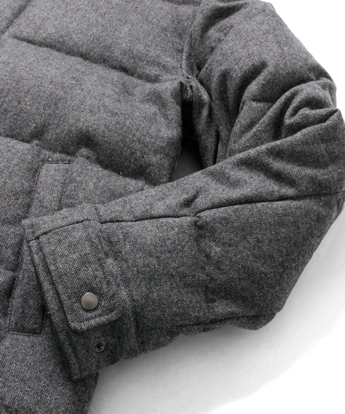 URBAN RESEARCH DOORS MENS(アーバンリサーチ ドアーズ メンズ)の「DOORS フラノダウンブルゾン(ダウンジャケット/コート・メンズ・チャコールグレー/グレー系その他/ネイビー/ハウンドトゥース・38/40/42)」の8枚目の写真