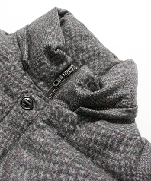 URBAN RESEARCH DOORS MENS(アーバンリサーチ ドアーズ メンズ)の「DOORS フラノダウンブルゾン(ダウンジャケット/コート・メンズ・チャコールグレー/グレー系その他/ネイビー/ハウンドトゥース・38/40/42)」の13枚目の写真