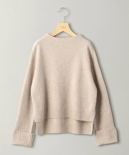 BEAUTY&YOUTH UNITED ARROWS（ビューティーアンドユースユナイテッドアローズ）の「BY 7Gソフトウールボトルネックニット ◆（ニット/セーター・レディース・ベージュ/ネイビー/ライトブルー・FREE）」の5枚目の写真