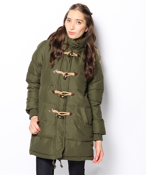 ROXY（ロキシー）の「LEAVES（ダッフルコート・レディース・ブラウン/アーミー/ネイビー・SMALL/MEDIUM/LARGE）」の2枚目の写真