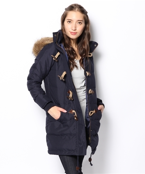 ROXY（ロキシー）の「LEAVES（ダッフルコート・レディース・ブラウン/アーミー/ネイビー・SMALL/MEDIUM/LARGE）」の7枚目の写真