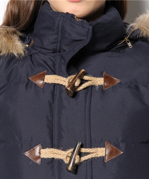 ROXY（ロキシー）の「LEAVES（ダッフルコート・レディース・ブラウン/アーミー/ネイビー・SMALL/MEDIUM/LARGE）」の8枚目の写真