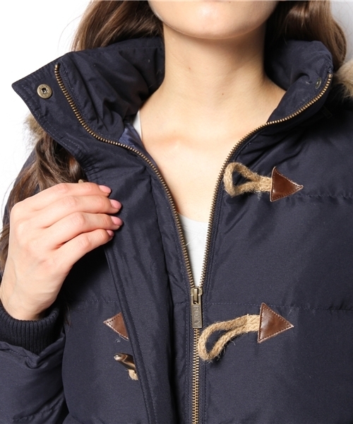 ROXY（ロキシー）の「LEAVES（ダッフルコート・レディース・ブラウン/アーミー/ネイビー・SMALL/MEDIUM/LARGE）」の11枚目の写真