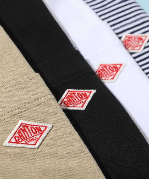 DANTON(ダントン)の「ダントン DANTON / ポケットTシャツ Pocket T-shirt(Tシャツ/カットソー・メンズ・ブラック/ベージュ/ホワイト×ネイビー/ホワイト・L/M/S)」の11枚目の写真