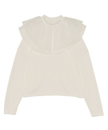 Candy Stripper | FRILLY COLLAR トップス(Tシャツ/カットソー)