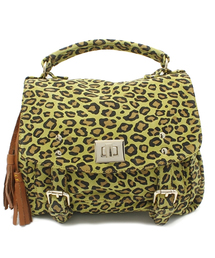 PLST | MARKS&ANGELS レオパード柄バッグ(ハンドバッグ)