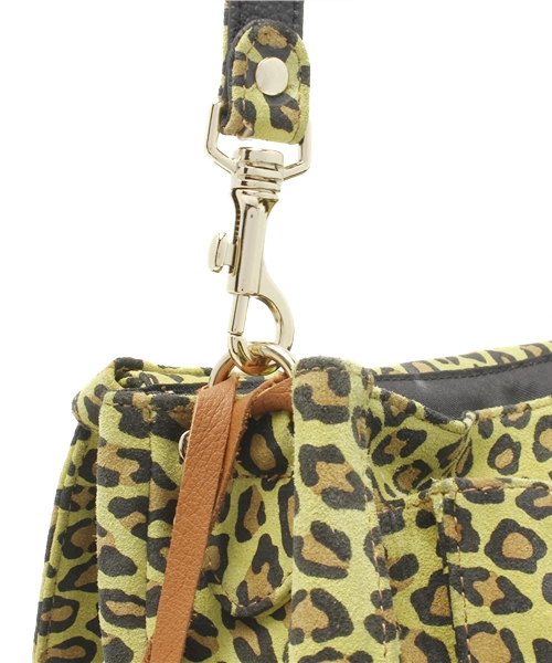 PLST（プラステ）の「MARKS&ANGELS レオパード柄バッグ（ハンドバッグ・レディース・イエロー・FREE）」の6枚目の写真