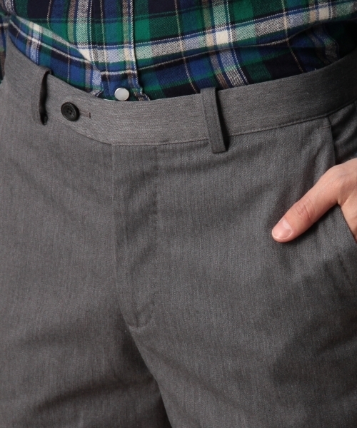 BEAUTY&YOUTH UNITED ARROWS(ビューティーアンドユースユナイテッドアローズ)の「BY ストレッチツイル ノープリーツ スリムパンツ◆(スラックス・メンズ・ダークグレー・SMALL/MEDIUM/LARGE/X-LARGE)」の6枚目の写真