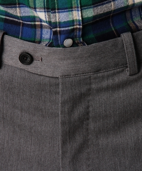 BEAUTY&YOUTH UNITED ARROWS(ビューティーアンドユースユナイテッドアローズ)の「BY ストレッチツイル ノープリーツ スリムパンツ◆(スラックス・メンズ・ダークグレー・SMALL/MEDIUM/LARGE/X-LARGE)」の10枚目の写真