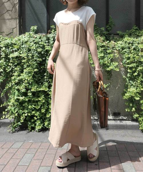 Corners コーナーズ の Tシャツレイヤードワンピース ワンピース Wear