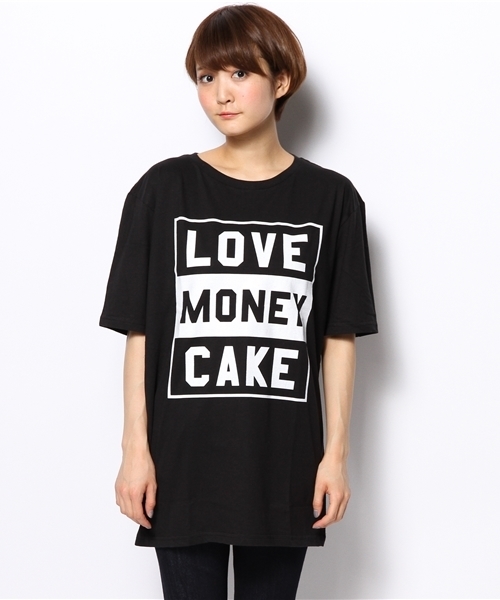 WEGO（ウィゴー）の「WEGO/ロゴプリントBIGTシャツ（Tシャツ/カットソー・レディース・ホワイト/ブラック・FREE）」の7枚目の写真