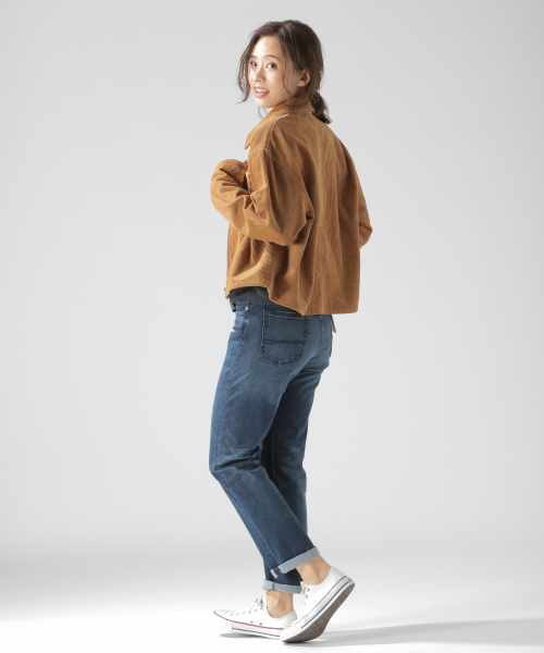UNIVERSAL OVERALL（ユニバーサルオーバーオール）の「【UNIVERSAL OVERALL】ジャケット（ブルゾン・レディース・ブラウン/ピンク・SMALL/MEDIUM）」の18枚目の写真