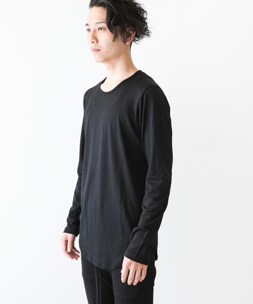 ATTACHMENT（アタッチメント）の「2/72 バンデーラ天竺　クルーネックL/S（Tシャツ/カットソー・メンズ・ネイビー/ブラック/ベージュ/ライトグレー/グレー系その他・1/2/3）」の22枚目の写真