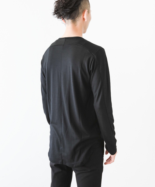 ATTACHMENT（アタッチメント）の「2/72 バンデーラ天竺　クルーネックL/S（Tシャツ/カットソー・メンズ・ネイビー/ブラック/ベージュ/ライトグレー/グレー系その他・1/2/3）」の19枚目の写真