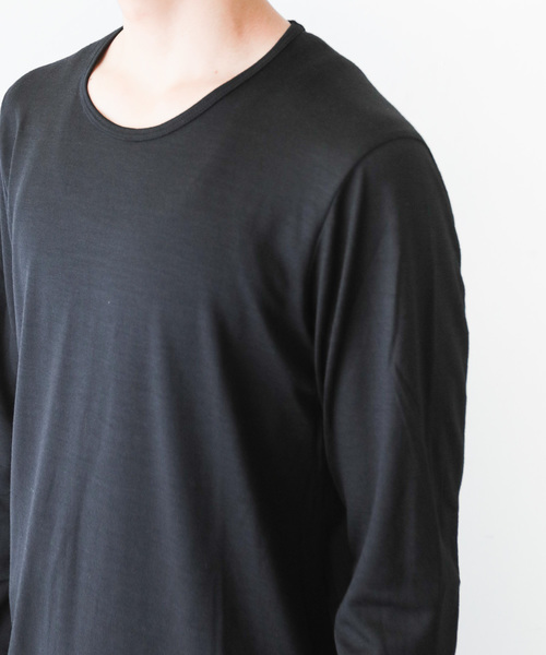 ATTACHMENT（アタッチメント）の「2/72 バンデーラ天竺　クルーネックL/S（Tシャツ/カットソー・メンズ・ネイビー/ブラック/ベージュ/ライトグレー/グレー系その他・1/2/3）」の18枚目の写真