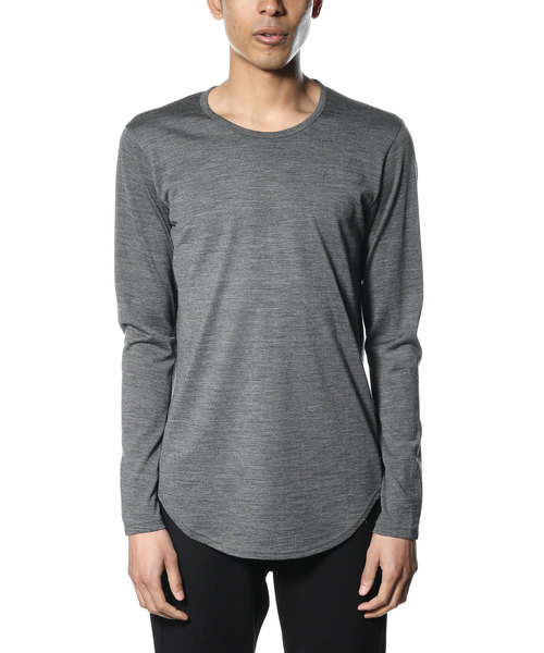 ATTACHMENT（アタッチメント）の「2/72 バンデーラ天竺　クルーネックL/S（Tシャツ/カットソー・メンズ・ネイビー/ブラック/ベージュ/ライトグレー/グレー系その他・1/2/3）」の16枚目の写真