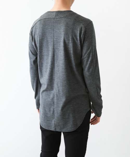 ATTACHMENT（アタッチメント）の「2/72 バンデーラ天竺　クルーネックL/S（Tシャツ/カットソー・メンズ・ネイビー/ブラック/ベージュ/ライトグレー/グレー系その他・1/2/3）」の13枚目の写真