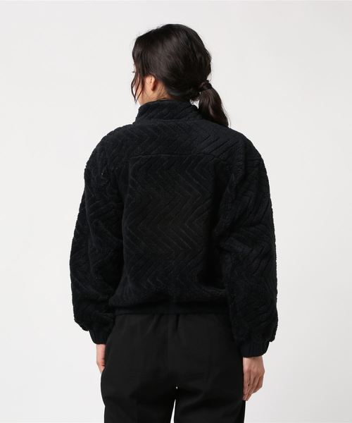 Hurley (ハーレー)の「W HRLY SHERPA JACKET ZIP / ハーレー シェルパウィメンズジャケット ドロップショルダー アウトドア ショート丈(その他アウター・レディース・ブラック/ブルー・X-SMALL/SMALL/MEDIUM)」の3枚目の写真