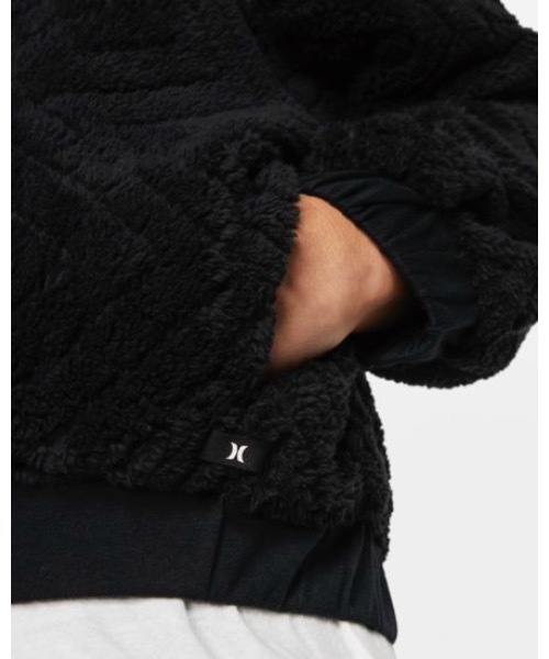 Hurley (ハーレー)の「W HRLY SHERPA JACKET ZIP / ハーレー シェルパウィメンズジャケット ドロップショルダー アウトドア ショート丈(その他アウター・レディース・ブラック/ブルー・X-SMALL/SMALL/MEDIUM)」の11枚目の写真