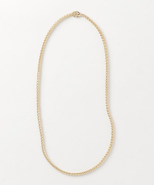 WEGO(ウィゴー)の「WEGO/バスケットチェーンネックレス50cm(ネックレス・メンズ・ゴールド/シルバー・FREE)」の5枚目の写真