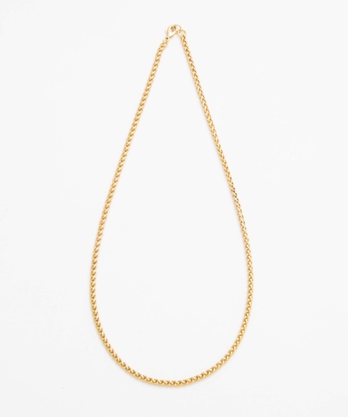 WEGO(ウィゴー)の「WEGO/バスケットチェーンネックレス50cm(ネックレス・メンズ・ゴールド/シルバー・FREE)」の7枚目の写真